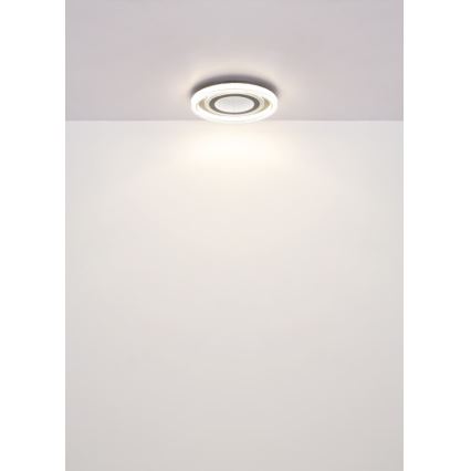 Globo - Plafon LED regulável LED/48W/230V 2700-6000K diâmetro 48 cm antracite + comando à distância