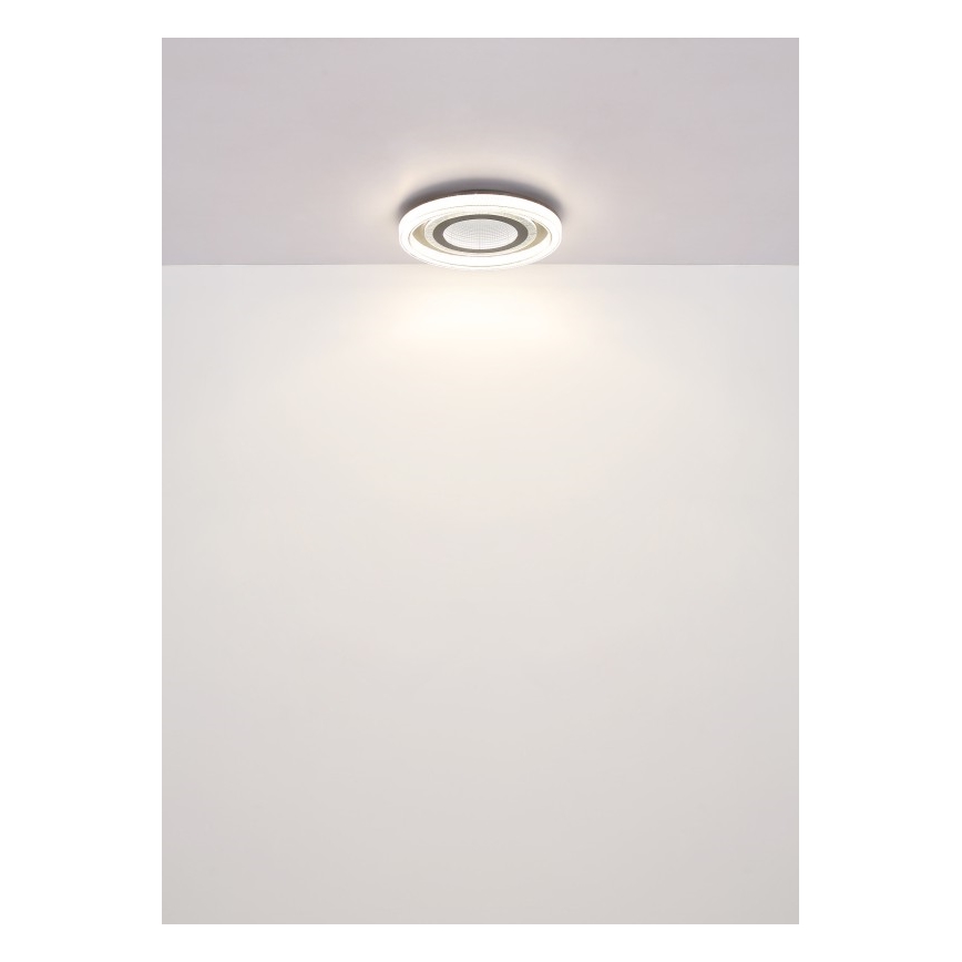 Globo - Plafon LED regulável LED/48W/230V 2700-6000K diâmetro 48 cm antracite + comando à distância