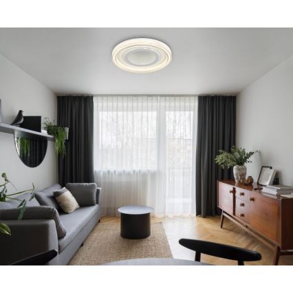 Globo - Luminária de teto LED dimmerizável LED/48W/230V 2700-6000K diâmetro 48 cm branca + controlo remoto