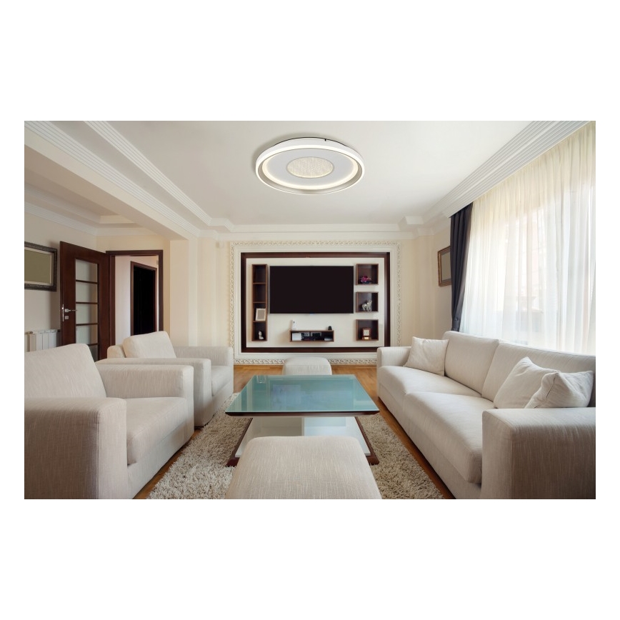 Globo - Iluminação de teto LED com regulação LED/48W/230V 2700-6000K diâmetro 48 cm + comando