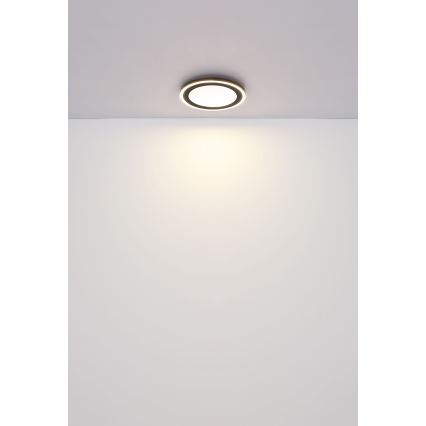 Globo - Iluminação de teto LED LED/24W/230V 4000K diâmetro 34 cm preto