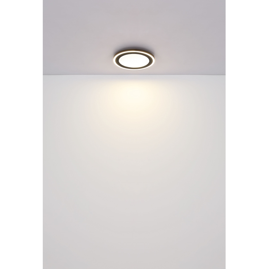 Globo - Iluminação de teto LED LED/24W/230V 4000K diâmetro 34 cm preto