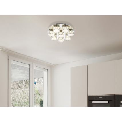 Globo - Iluminação de teto LED com regulação LED/64W/230V 4000K diâmetro 50 cm