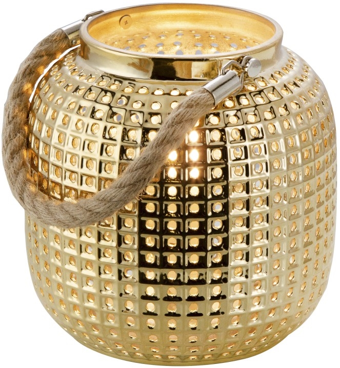 Globo 50770145 - Candeeiro de mesa decorativo BOLA 1xE14/40W/230V dourado