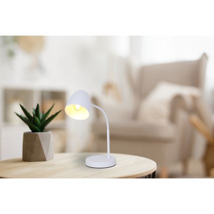 Globo - Candeeiro de mesa 1xE14/25W/230V branco