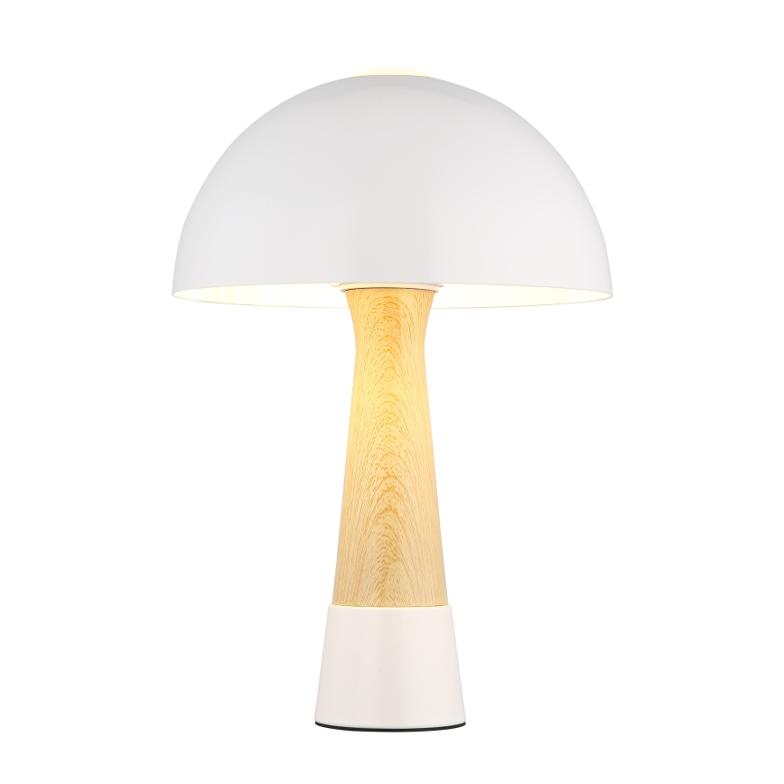 Globo - Candeeiro de mesa 1xE27ILLU/40W/230V branco