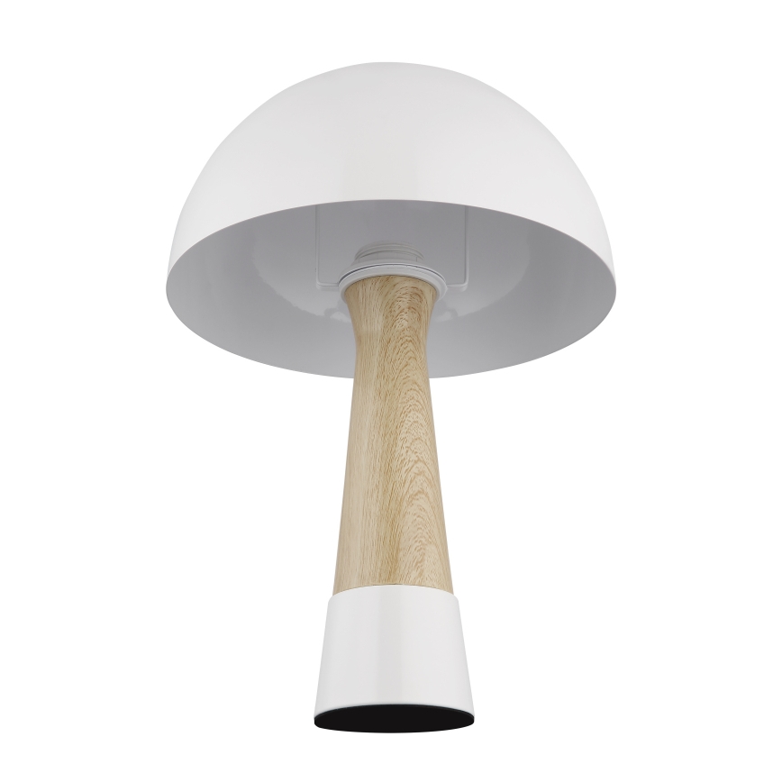 Globo - Candeeiro de mesa 1xE27ILLU/40W/230V branco