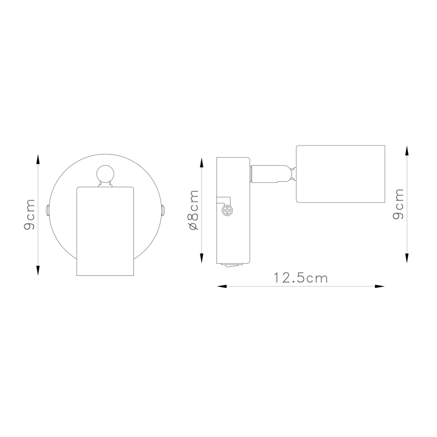 Globo - Foco de parede 1xE27/60W/230V
