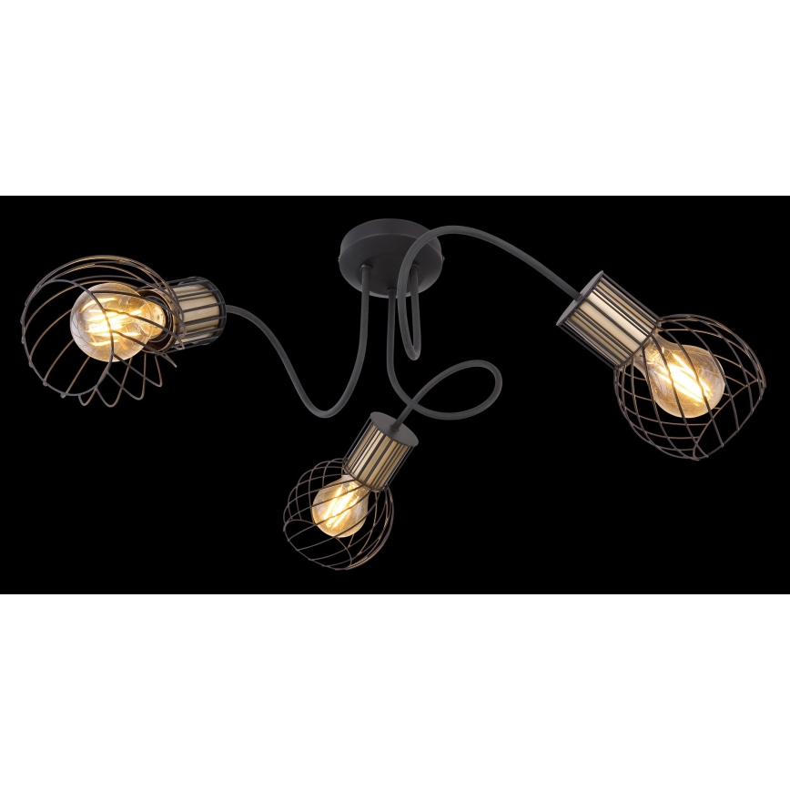 Globo - Candelabro integrado 3xE27/40W/230V