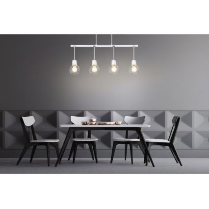 Globo - Candelabro num fio 4xE27/40W/230V