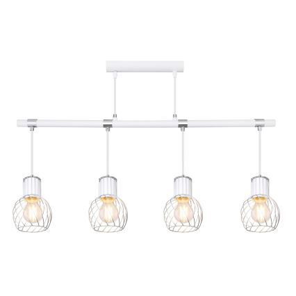 Globo - Candelabro num fio 4xE27/40W/230V