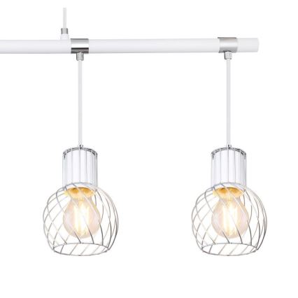 Globo - Candelabro num fio 4xE27/40W/230V