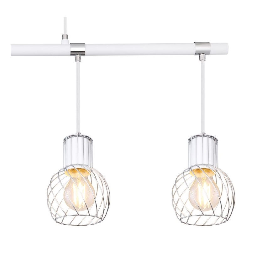 Globo - Candelabro num fio 4xE27/40W/230V
