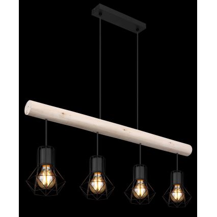 Globo - Candelabro suspenso 4xE27/40W/230V