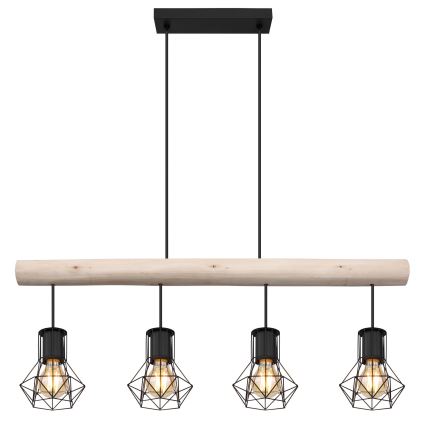 Globo - Candelabro suspenso 4xE27/40W/230V
