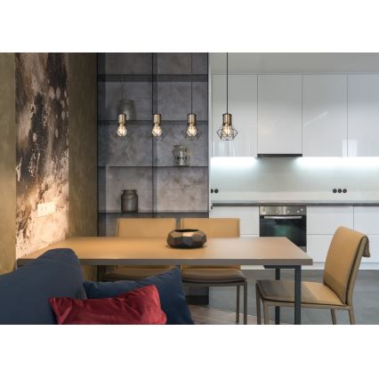 Globo - Candelabro suspenso 4xE27/40W/230V