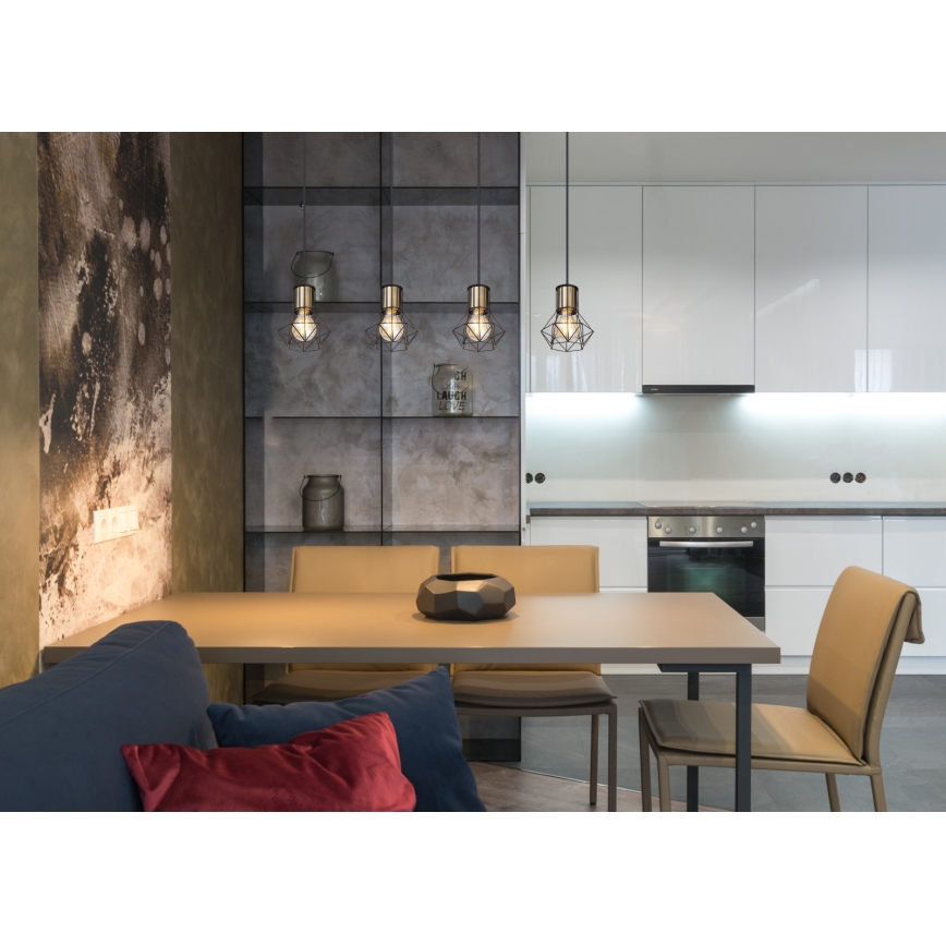 Globo - Candelabro suspenso 4xE27/40W/230V