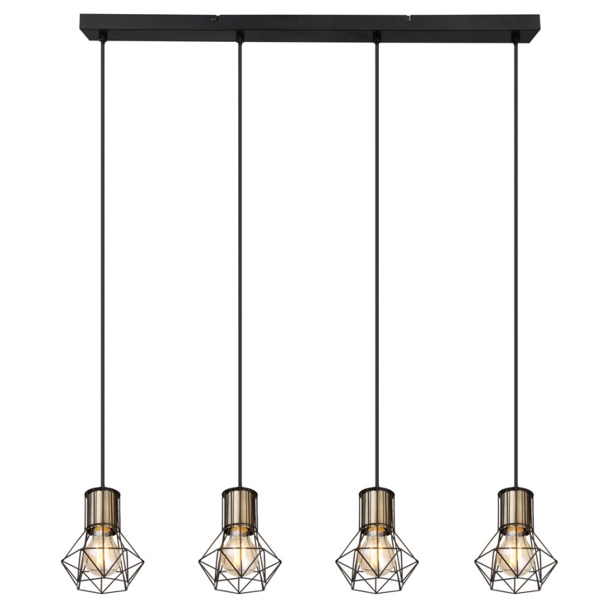 Globo - Candelabro suspenso 4xE27/40W/230V