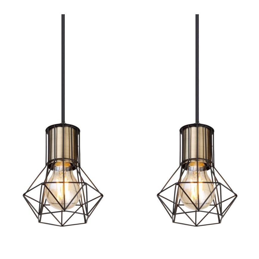 Globo - Candelabro suspenso 4xE27/40W/230V