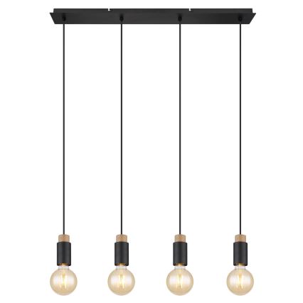 Globo - Candelabro suspenso 4xE27/40W/230V