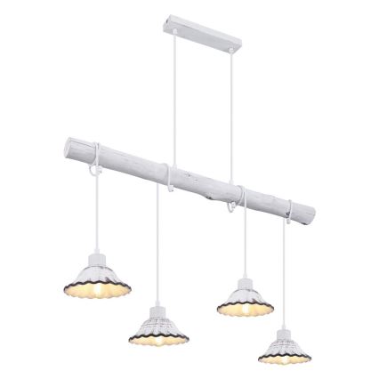 Globo - Candelabro num fio 4xE27/40W/230V