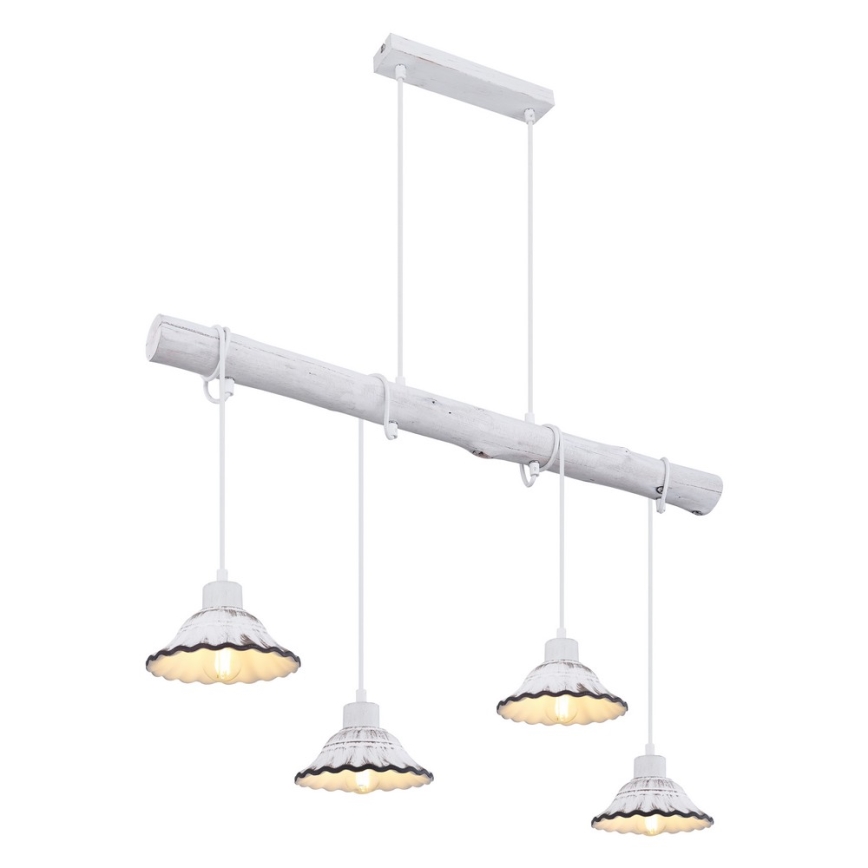 Globo - Candelabro num fio 4xE27/40W/230V