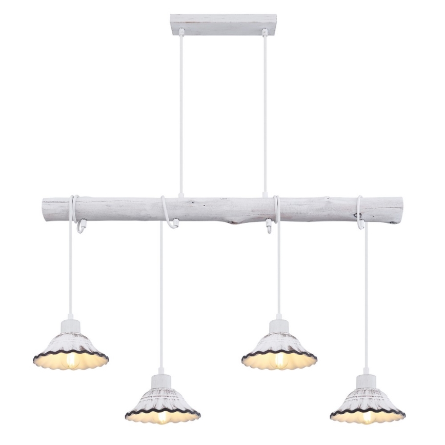 Globo - Candelabro num fio 4xE27/40W/230V