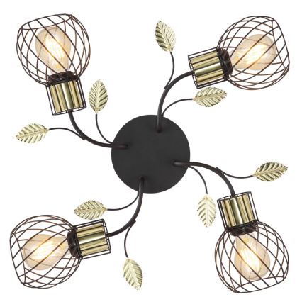 Globo - Candelabro montado à superfície 4xE27/40W/230V