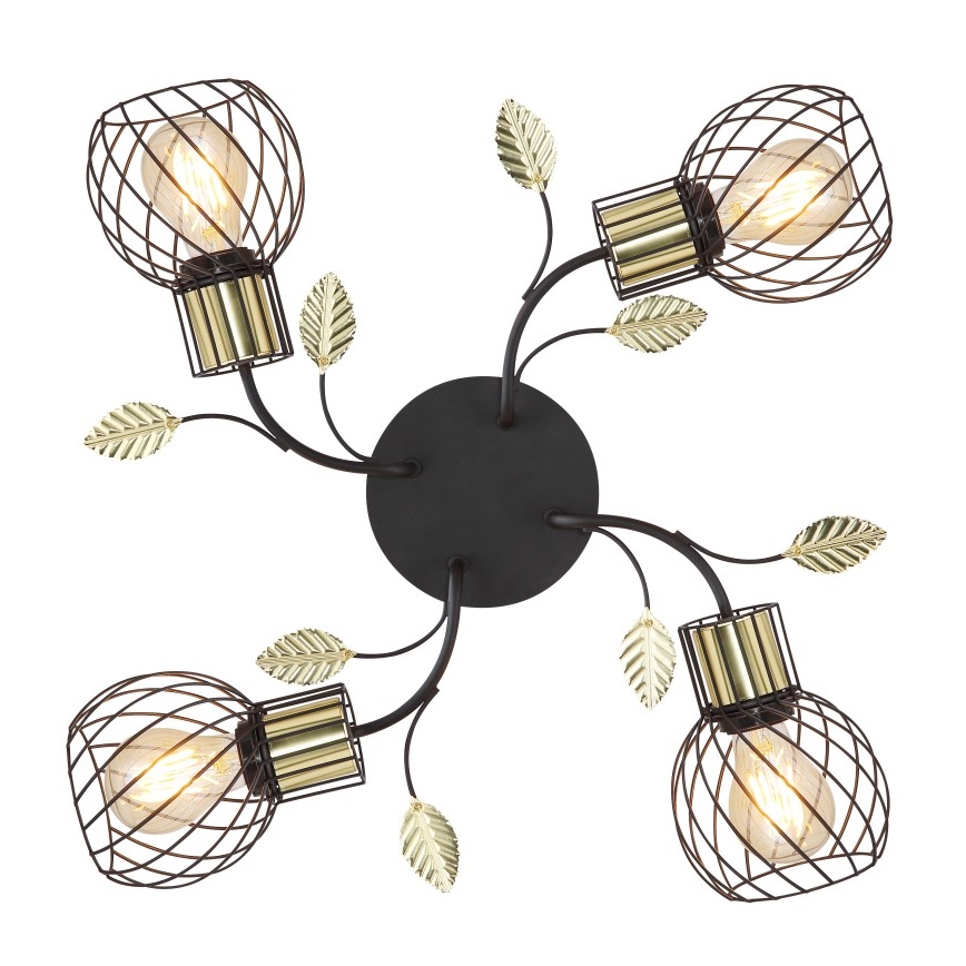 Globo - Candelabro montado à superfície 4xE27/40W/230V