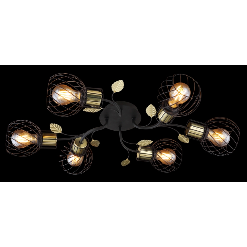 Globo - Candelabro montado à superfície 6xE27/40W/230V