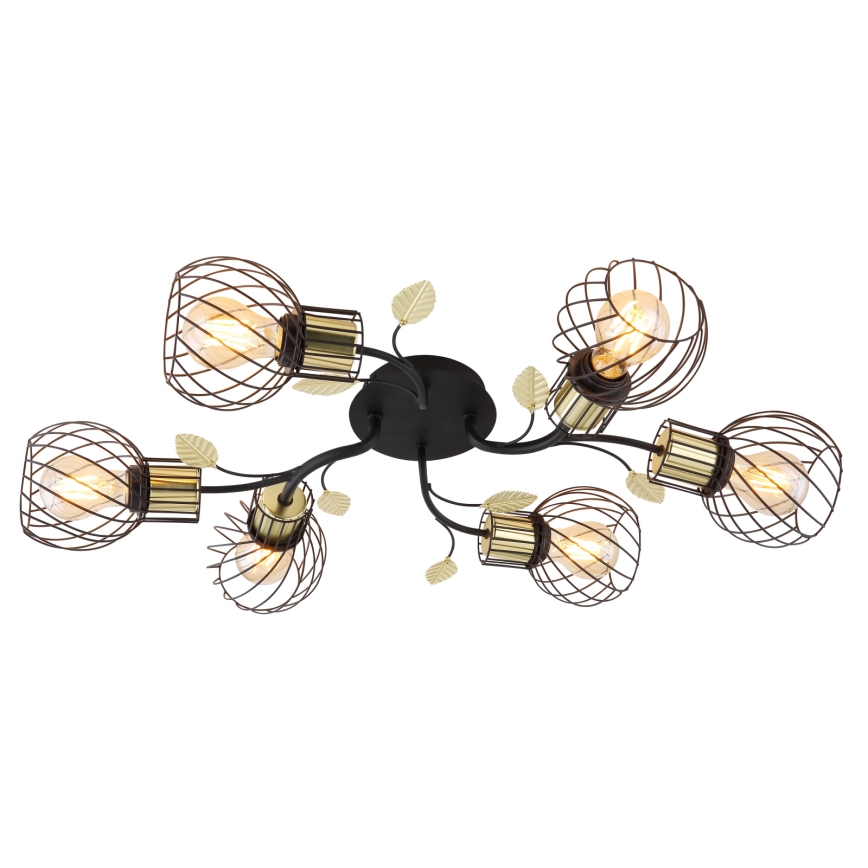 Globo - Candelabro montado à superfície 6xE27/40W/230V