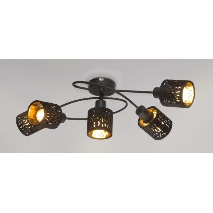 Globo - Candelabro integrado 5xE14/8W/230V