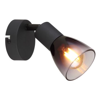 Globo - Foco de parede 1xE14/25W/230V preto