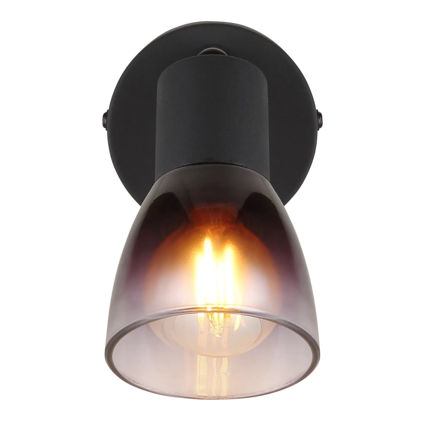 Globo - Foco de parede 1xE14/25W/230V preto