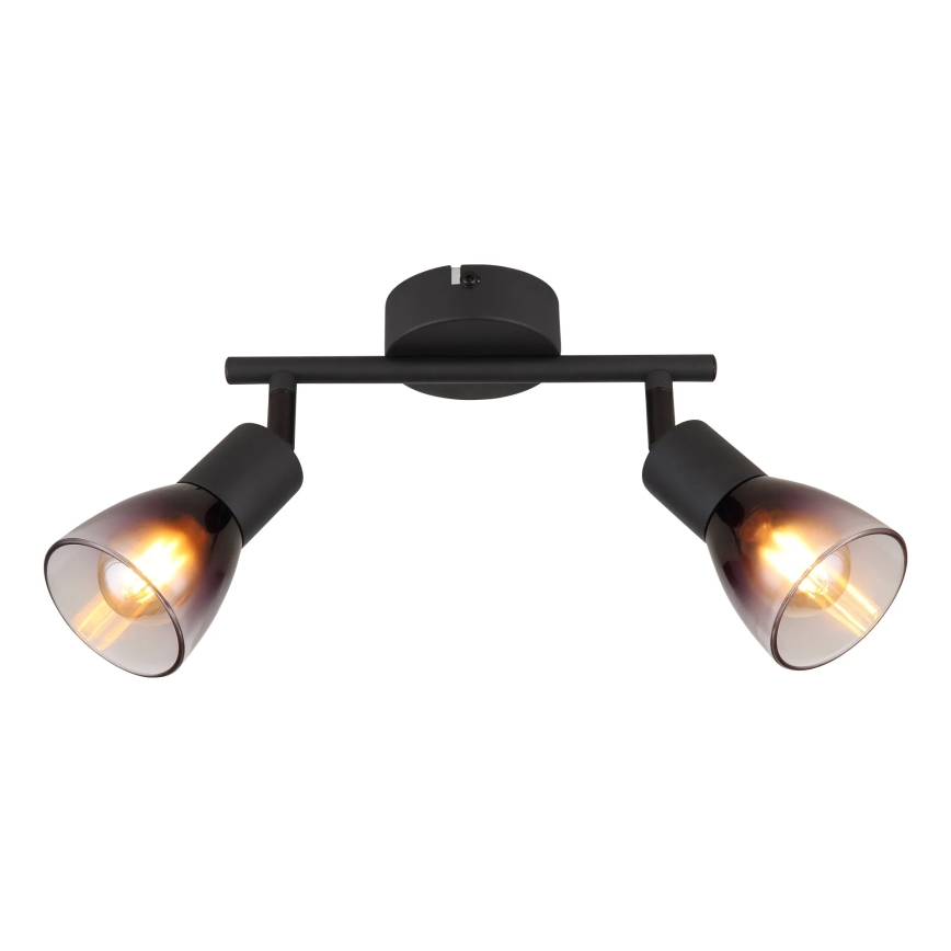 Globo - Foco 2xE14/25W/230V preto