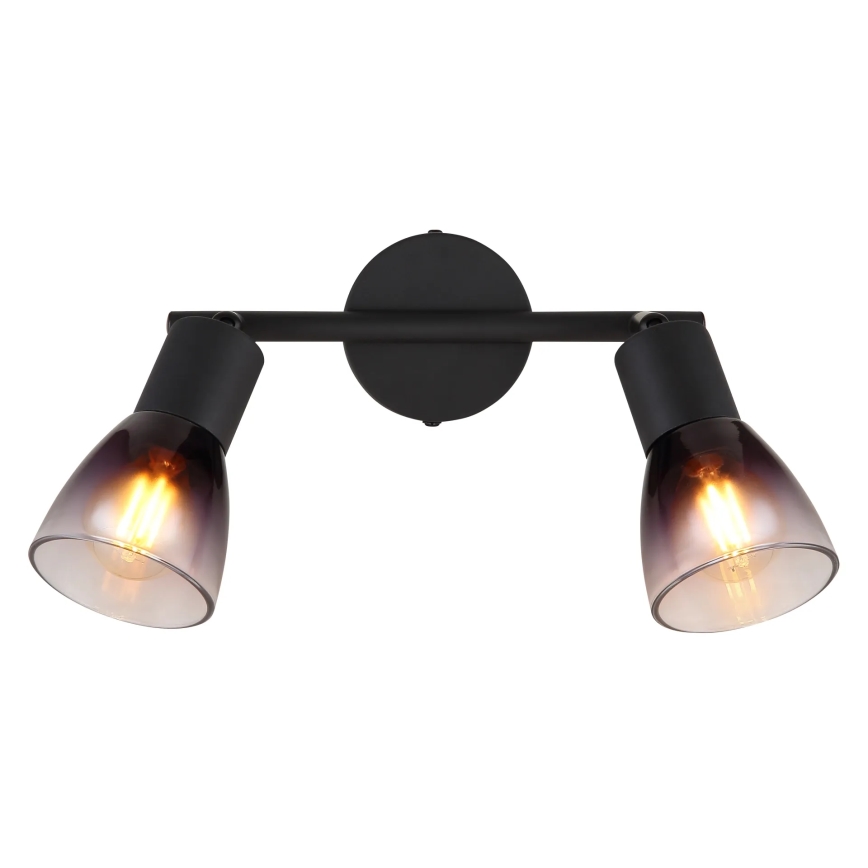Globo - Foco 2xE14/25W/230V preto