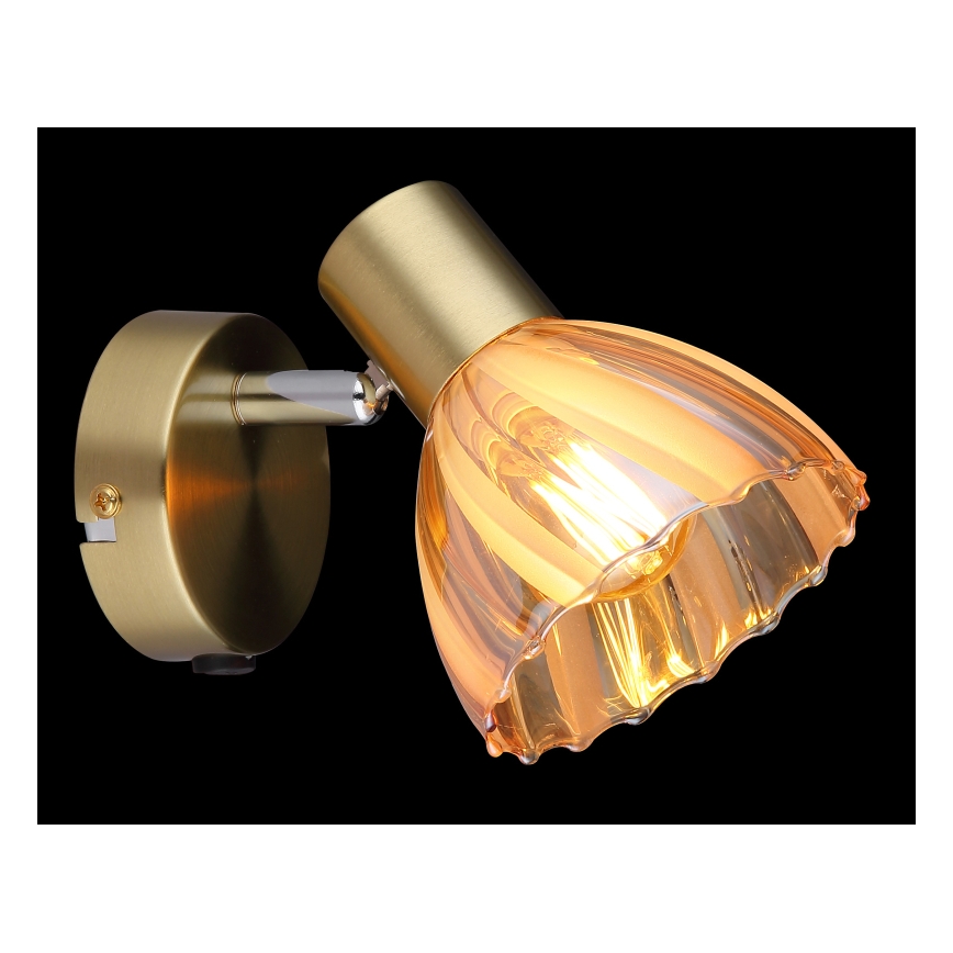 Globo - Foco de parede 1xE14/40W/230V dourado