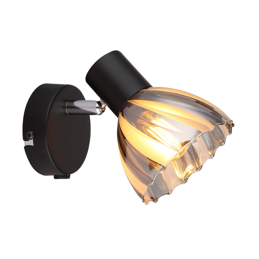 Globo - Foco de parede 1xE14/40W/230V preto