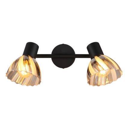 Globo - Foco 2xE14/40W/230V preto