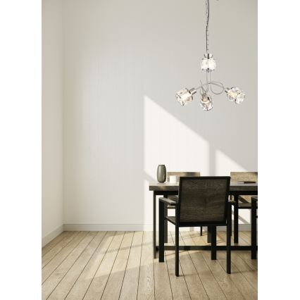 Globo - LED Candelabro numa corrente 3xE14/40W/230V + LED/5W