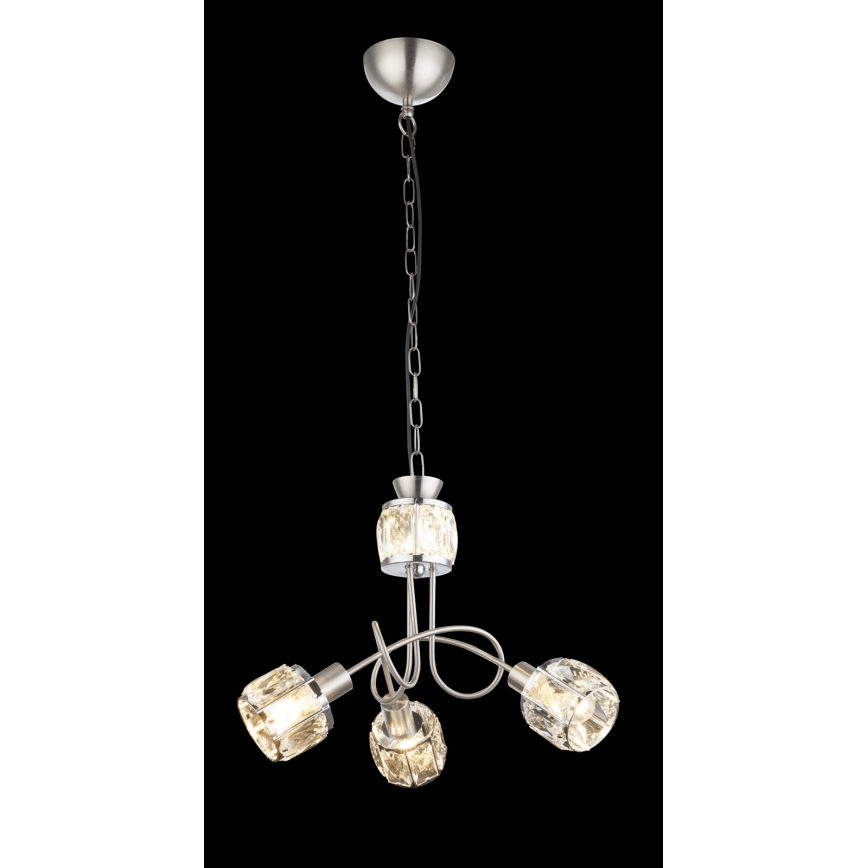 Globo - LED Candelabro numa corrente 3xE14/40W/230V + LED/5W