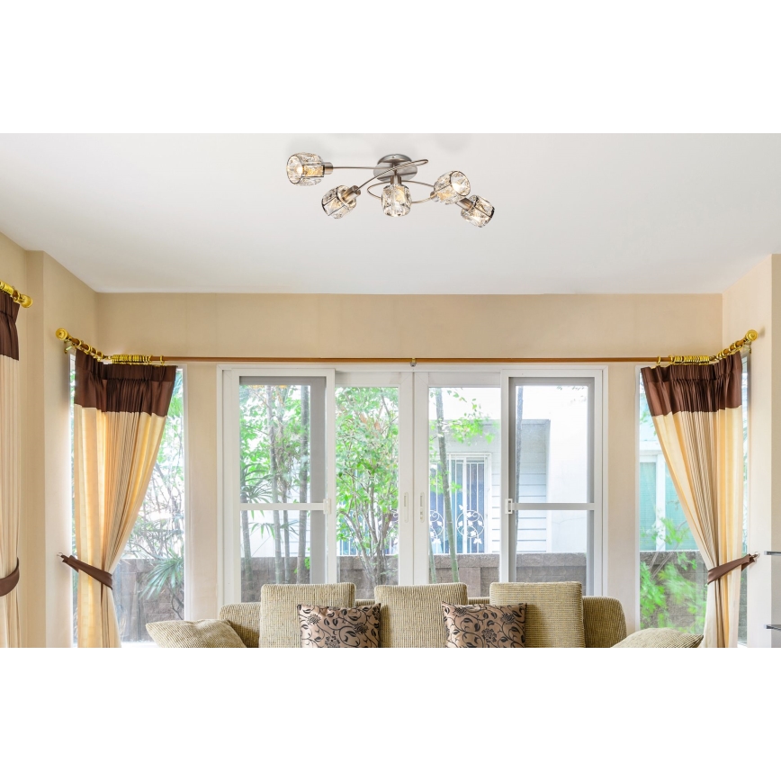 Globo - Candelabro integrado 5xE14/40W/230V