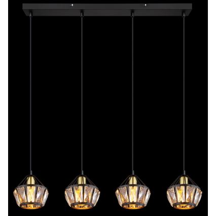 Globo - Candelabro suspenso 4xE14/40W/230V