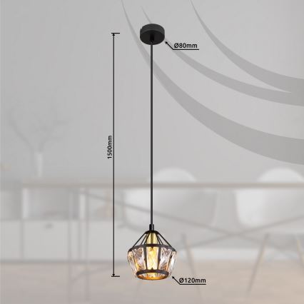 Globo - Candelabro suspenso 1xE14/40W/230V