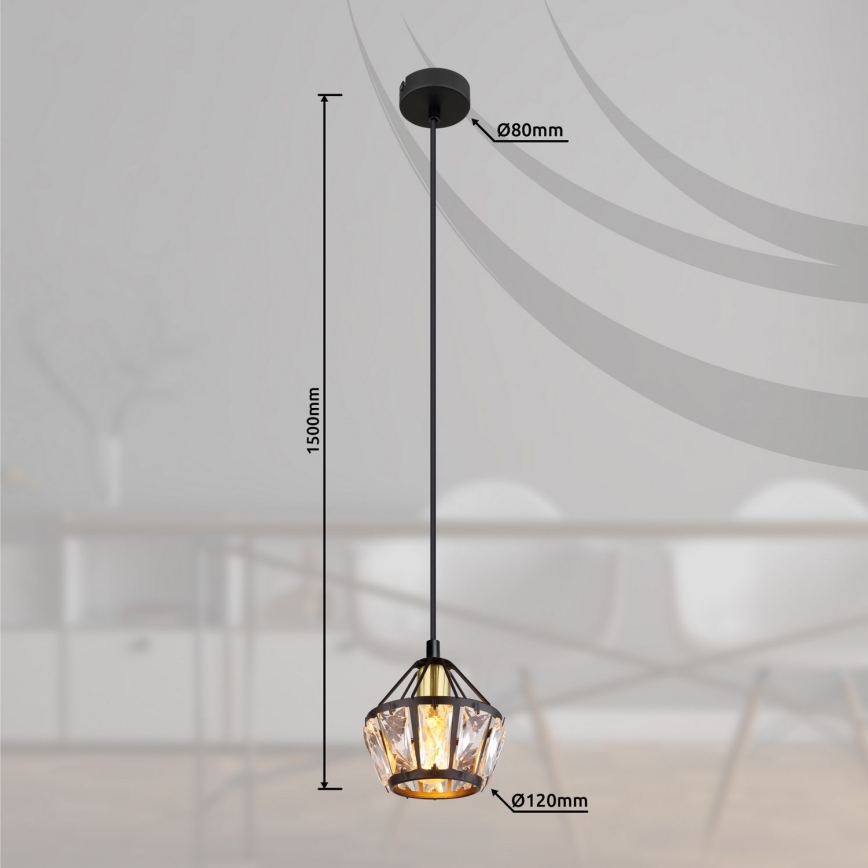 Globo - Candelabro suspenso 1xE14/40W/230V