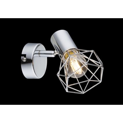 Globo - Foco de parede 1xE14/40W/230V cromado brilhante