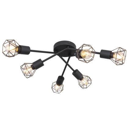Globo - Candelabro integrado 6xE14/40W/230V