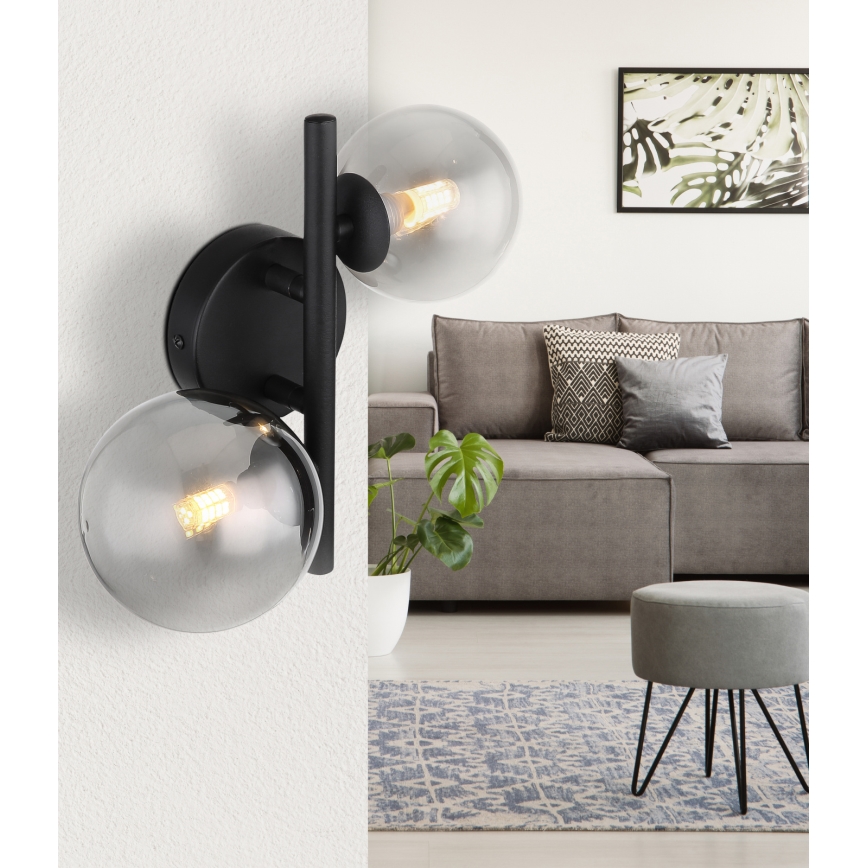 Globo - Candelabro integrado LED 2xG9/3W/230V