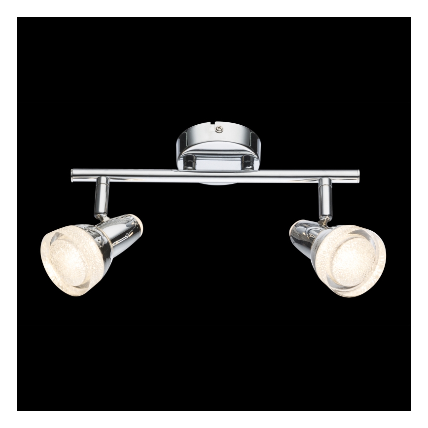 Globo - Foco LED 2xLED/4W/230V cromado brilhante