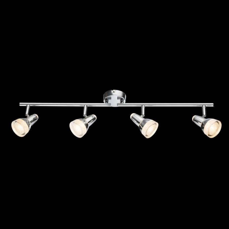 Globo - Foco LED 4xLED/4W/230V cromado brilhante